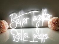 Neon Leuchtschild "L" - Better Together - Hochzeit Deko Verleih Nordrhein-Westfalen - Halle (Westfalen) Vorschau