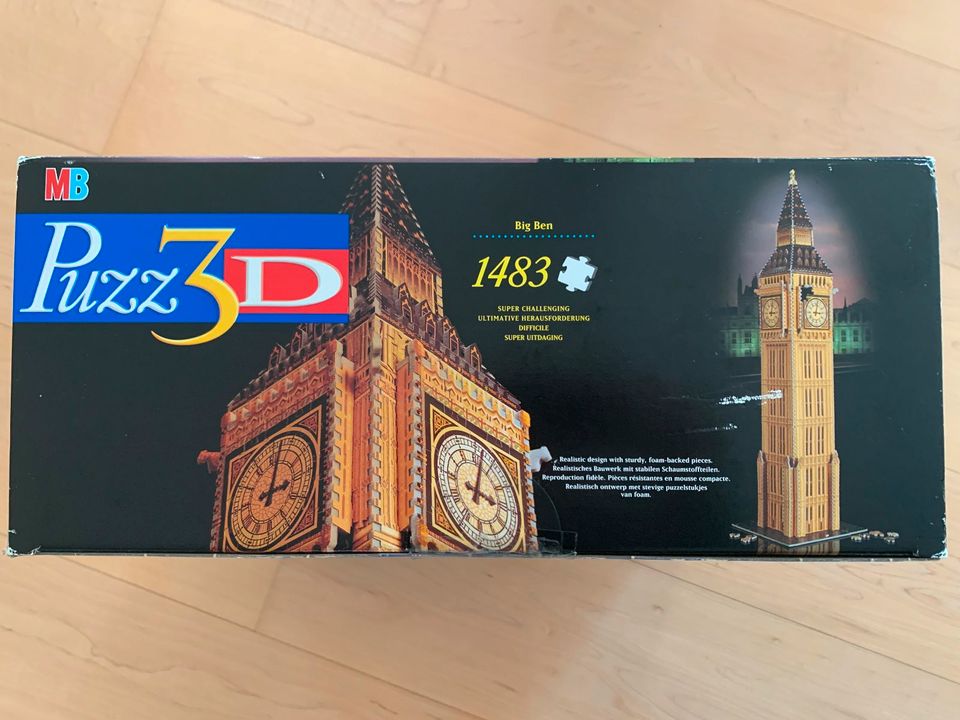 Puzzle 3D big Ben in Neu Ulm