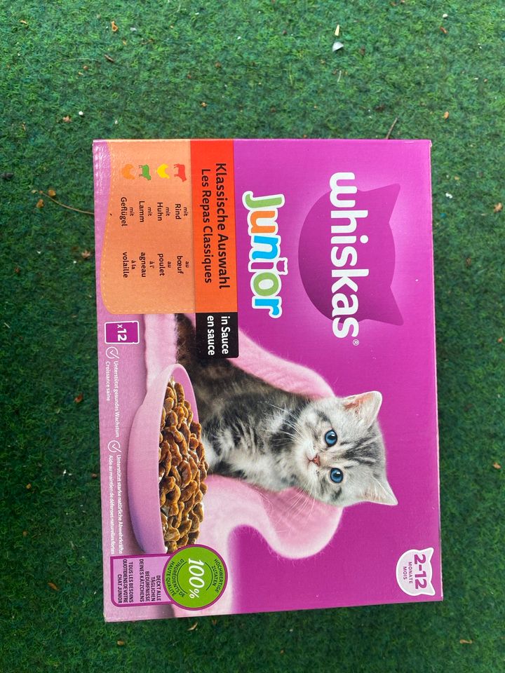 Whiskas Junior Nassfutter 5 Packungen in Bielefeld