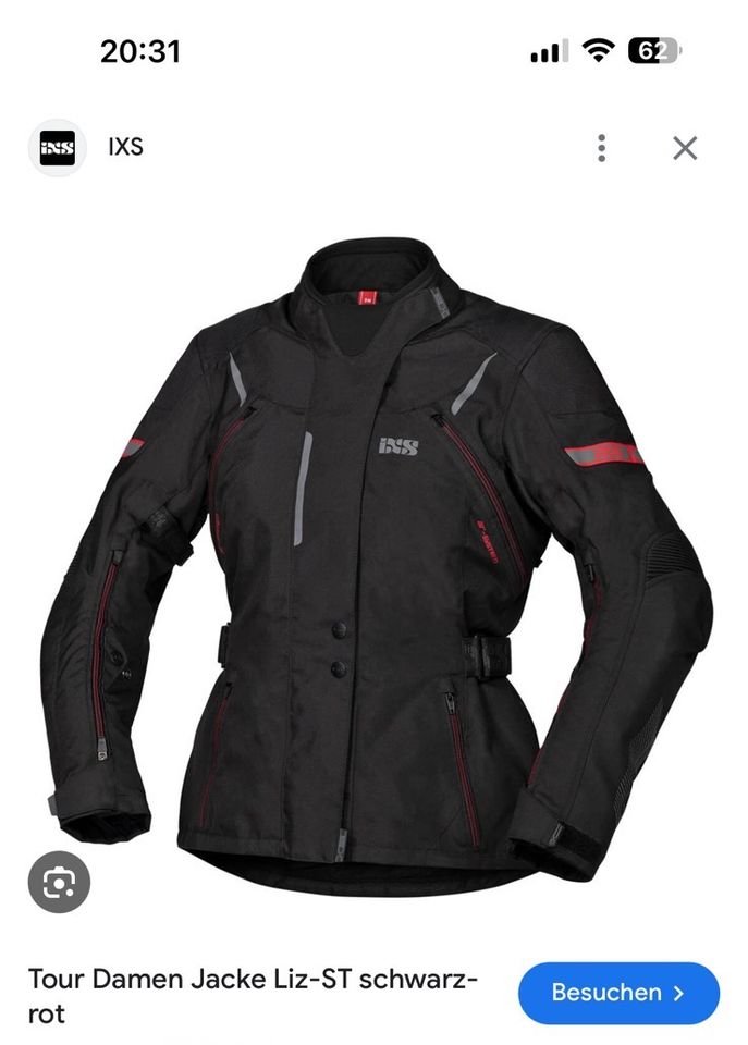 IXS Damen Motorrad Textil Jacke + Hose Set Tourer 38/40 in Wörrstadt