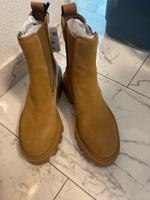Zara Stiefel Stiefelette Boots Braun coniac Wildleder Essen - Rüttenscheid Vorschau