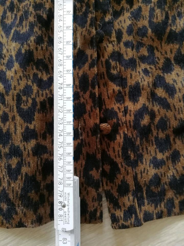 Leo Kleid, Minikleid, Cord, Leopardenprint in Olching