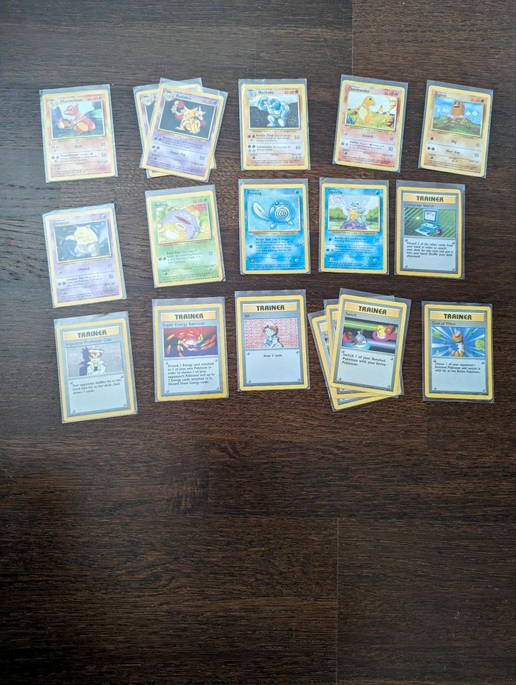 Pokemon Karten Englisch Base Set 1 in Ellgau