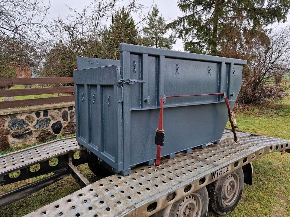 Container für Multicar Hamburger Plattform Maschinen Transport in Rangsdorf