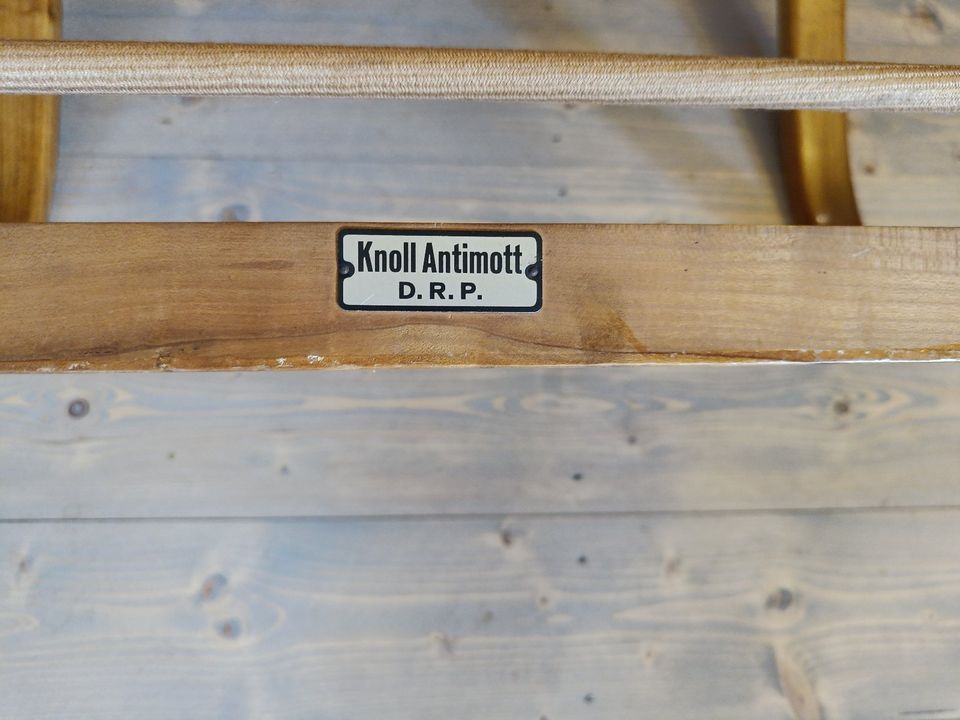 Knoll Antimott 2 Loungesessel im Set Mid Century Easychair in Grünberg