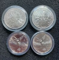 4 Münzen 3 Oz 999 Silber Wiener 2011, Mexiko 1/2 Oz 2002 München - Maxvorstadt Vorschau