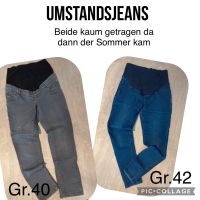 Umstandshose Umstandsjeans wenige Male getragen Gr 40 und 42 Nordrhein-Westfalen - Freudenberg Vorschau