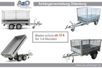 Anhänger mieten Oldenburg/offen Anhänger 2,00 - 3,00 Meter Niedersachsen - Oldenburg Vorschau