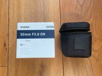 Sigma 30mm F2.8 Sony E-Mount Objektiv Spiegellos Kamera Bayern - Altdorf bei Nürnberg Vorschau