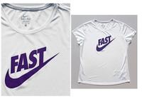 NIKE Running Dri-Fit - FAST - Sport Funktions Shirt weiß Gr. L Schleswig-Holstein - Reinbek Vorschau