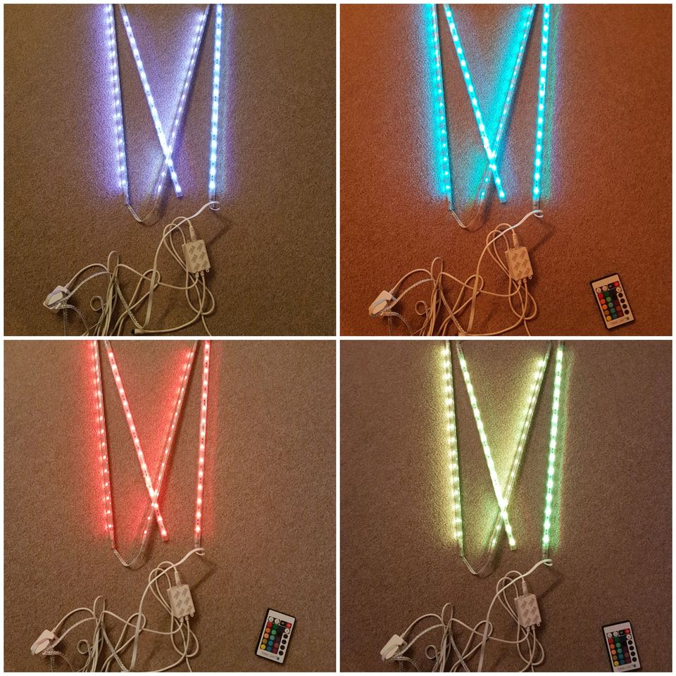 4x40cm Tween light Sticks +Eckverbindungen +Fernbedieng.+Batterie in Pforzheim