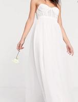 ASOS Brautkleid Elfenbein | Größe 38 M | Tüll & Spitze Saarland - Blieskastel Vorschau