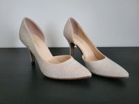 Pumps Catwalk beige Glitzer Strass Gr. 35 Sachsen - Heidenau Vorschau