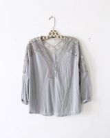 free people • longsleeve shirt • boho • blassblau Berlin - Charlottenburg Vorschau