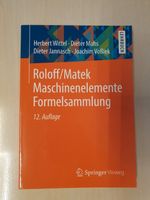 Roloff/Matek Maschinenelemente  Formelsammlung Baden-Württemberg - Böblingen Vorschau