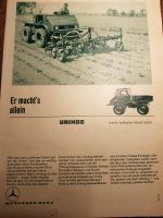 Orginales Unimog Werbeblatt von 1963 Nordrhein-Westfalen - Herzebrock-Clarholz Vorschau
