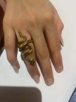 Schlange ring Fingerring Edelstahl Damen Schmuck in Gold Bayern - Lochhausen Vorschau