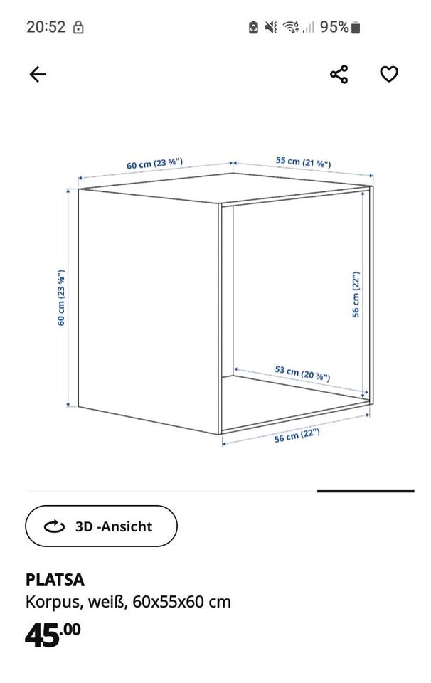 Schubladenschrank Ikea Smästad in Rümpel