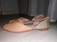 Toms Ballerina Gr. 39 beige gold Sandalen Westerwaldkreis - Bellingen Vorschau