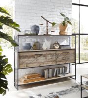 Highboard 138x120 cm Used Style Mix Metallgestell ROOF Nordrhein-Westfalen - Detmold Vorschau