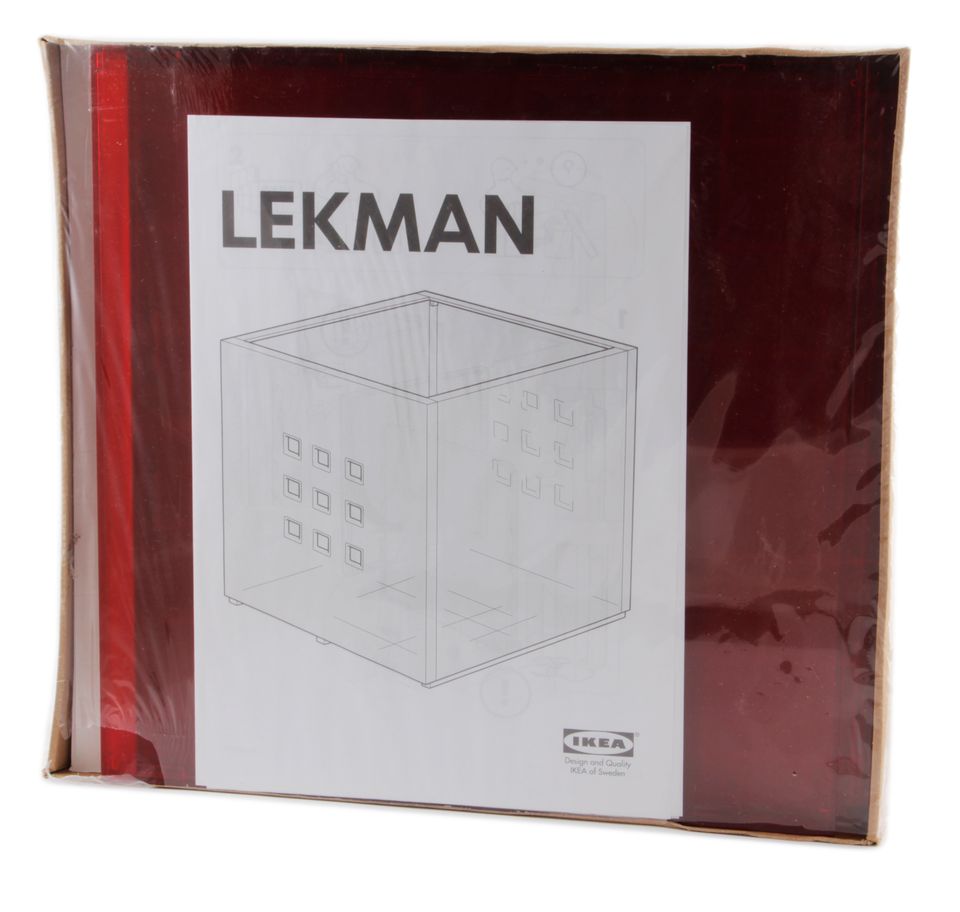 IKEA Lekman Box BLAU / ROT Kallax / Expedit Regal Einsatz in Markt Schwaben