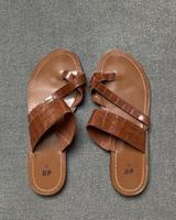 h&m Damen Flache Leder Sandalen - Gr. 37 Berlin - Charlottenburg Vorschau