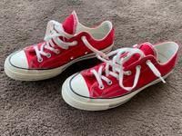 Original Converse Chucks Canvas rot, gebraucht, neuwertig Niedersachsen - Schöningen Vorschau