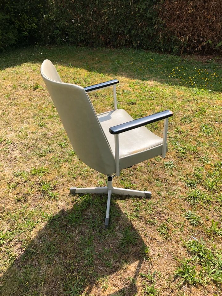 MAUSER DREHSTUHL Arztstuhl Sessel Büro 60er Vintage Chair Stuhl in Eisingen