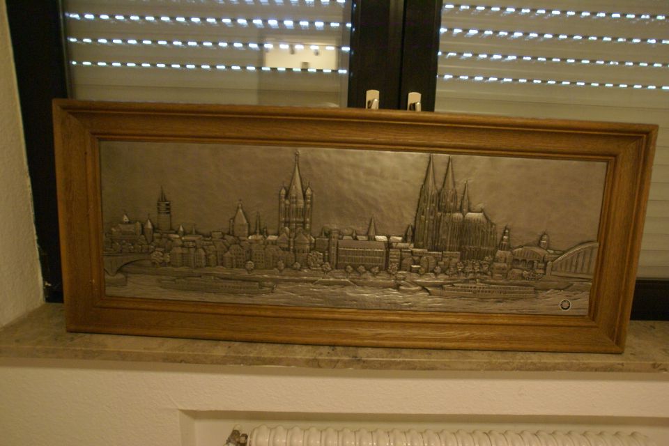 Köln großes Relief Zinnbild in Sindelfingen