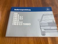 Bedienungsanleitung Mercedes 190 Bayern - Bergheim Vorschau