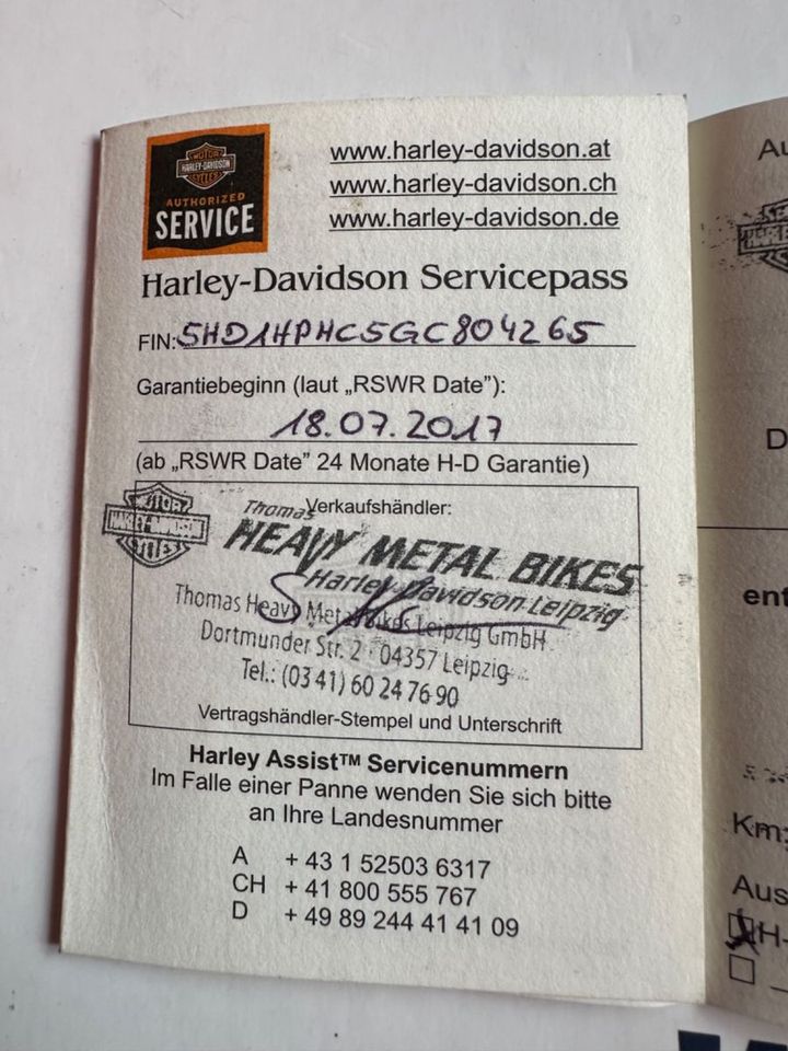 Harley-Davidson V-Rod Muscle in Schlema