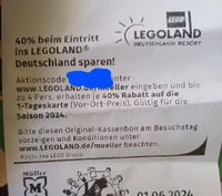 Legoland Gutschein/Aktionscode 40% beim Eintritt Legoland Dtl. Pankow - Prenzlauer Berg Vorschau