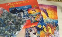 2 x Puzzle Ravensburger 1000 / 500 Teile Tiere Schnee Bayern - Augsburg Vorschau