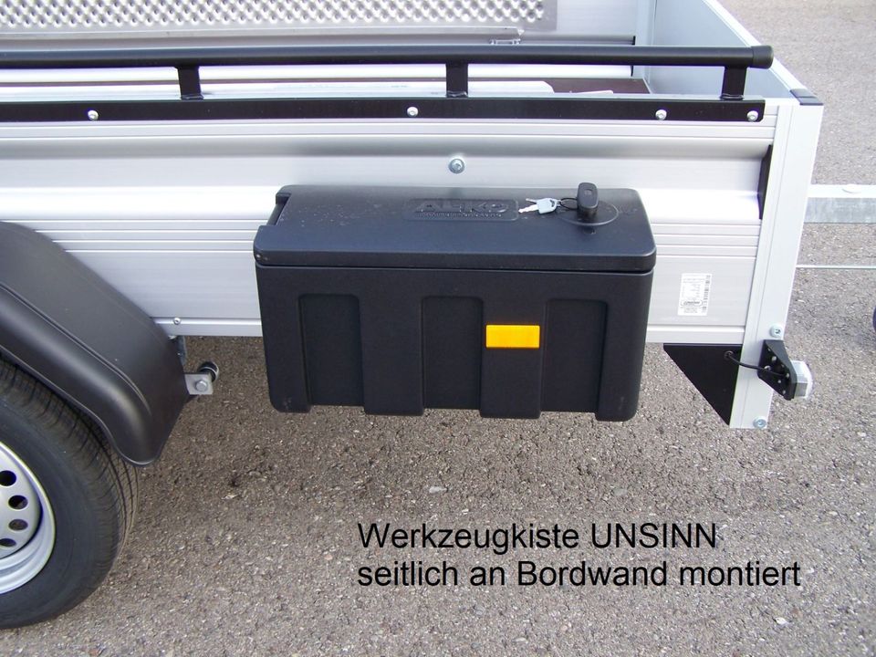 Pkw Anhänger UNSINN U14 | 2,50x1,26m | 1300kg | ALU-Bordwände in Cottbus