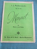 Menuet I.J. Paderewski Op. 14 Nr. 1 Klavier zu 2 Händen Klavierno Baden-Württemberg - Krautheim Vorschau