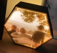 Lithophane 3D Druck Lichtbild personalisierbare Lampe Sachsen - Zwickau Vorschau