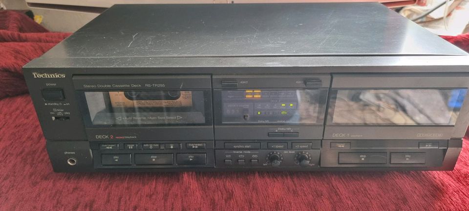 technics stereo doppelkassettendeck rs-tr 255 in Wustermark