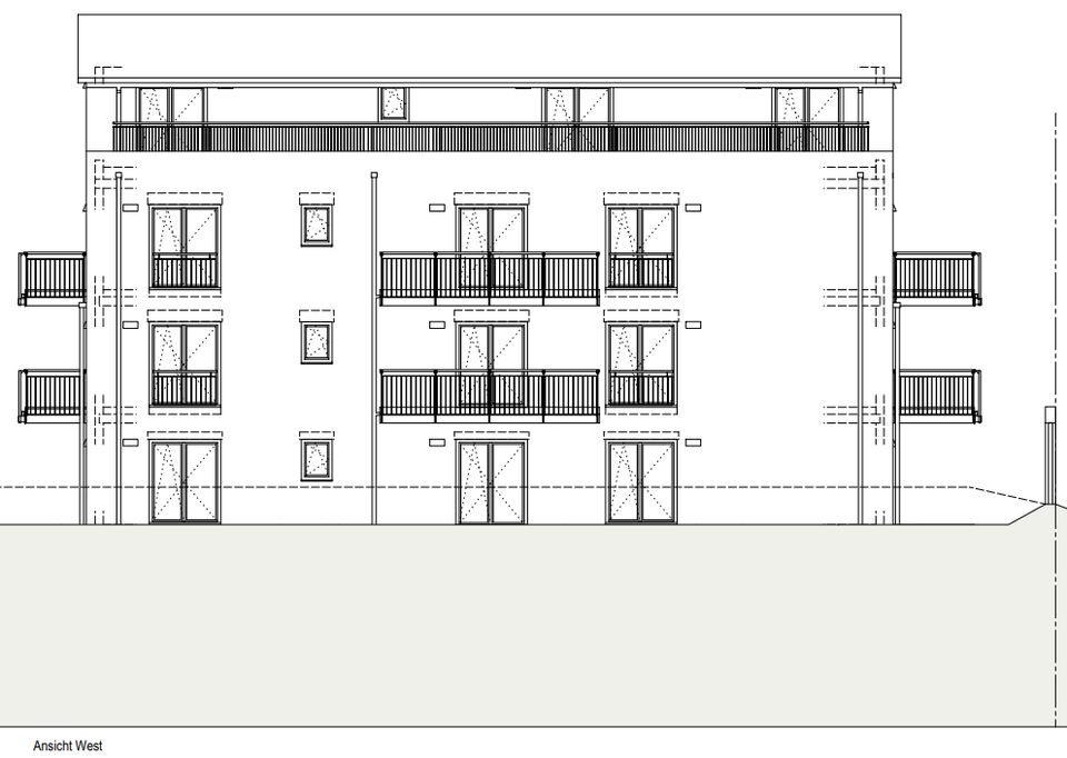 Moderne 2-Zimmer-Neubauwohnung mit Balkon und KfW-Darlehen! in Dombühl