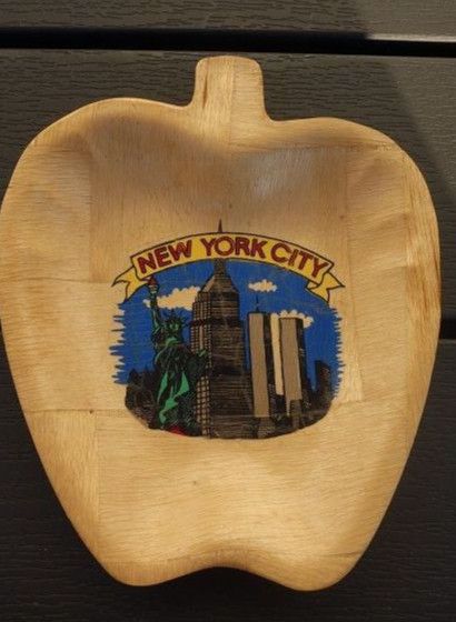 New York Souvenirs License Plate Wall Street Löffel Twin Towers in Egelsbach