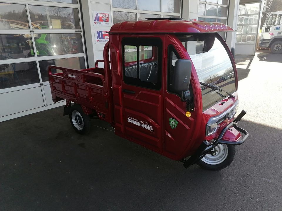 Elektro 3-Rad Cargo Premium Pritsche Kipper 3 RAD TUK TUK Lastenrad Rikscha Geco Trivelo Stormborn Futura BEST MEGA VOLTA Cargorunner Runner Greenspeed Frosch Elektrofrosch Lastendreirad X1 TUCK APE in Waren (Müritz)