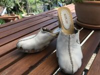 Letzte Chance ! Replay Holz Clogs Leder Vintage Hessen - Breidenbach  Vorschau