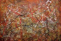 Homage of Pollock - Number 1 p97532 120x180cm Ölbild handgemalt Berlin - Treptow Vorschau