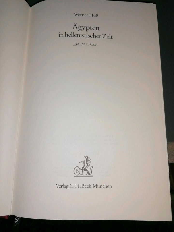 Ägypten in hellenistischer Zeit 332 - 30 V. Chr. Werner Huß in Berlin