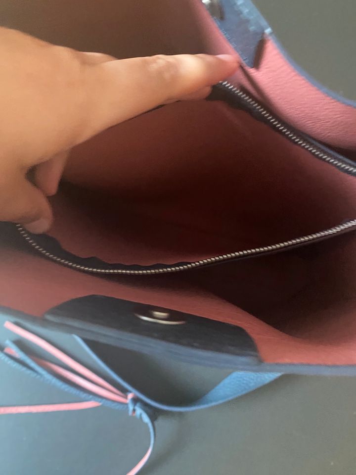 Marc O'Polo BRINJA Handtasche Leder blau pink NP 279€ in Sentrup