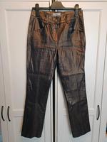 Jeanshose Stretch braun Glitzeroptik 38 Bayern - Heroldsberg Vorschau