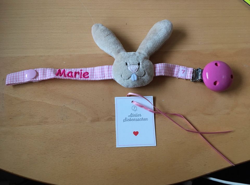 *NEU* Schnullerband „Marie“ Hase Ostergeschenk in Wörth Kr. Erding