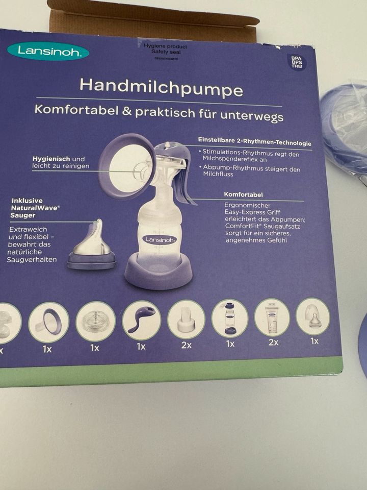 Unbenutzte Lansinoh Handmilchpumpe OVP in Hamburg
