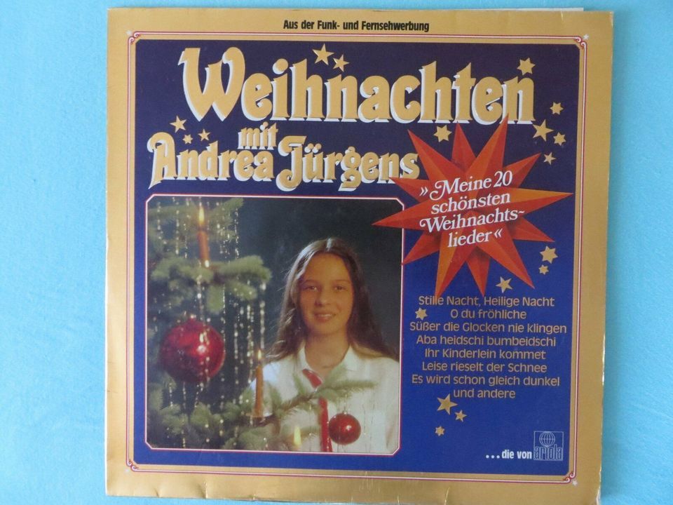 LP:Weihnachten mit Andrea Jürgens-Meine 20 schönsten Weihnachtsl. in Welfesholz