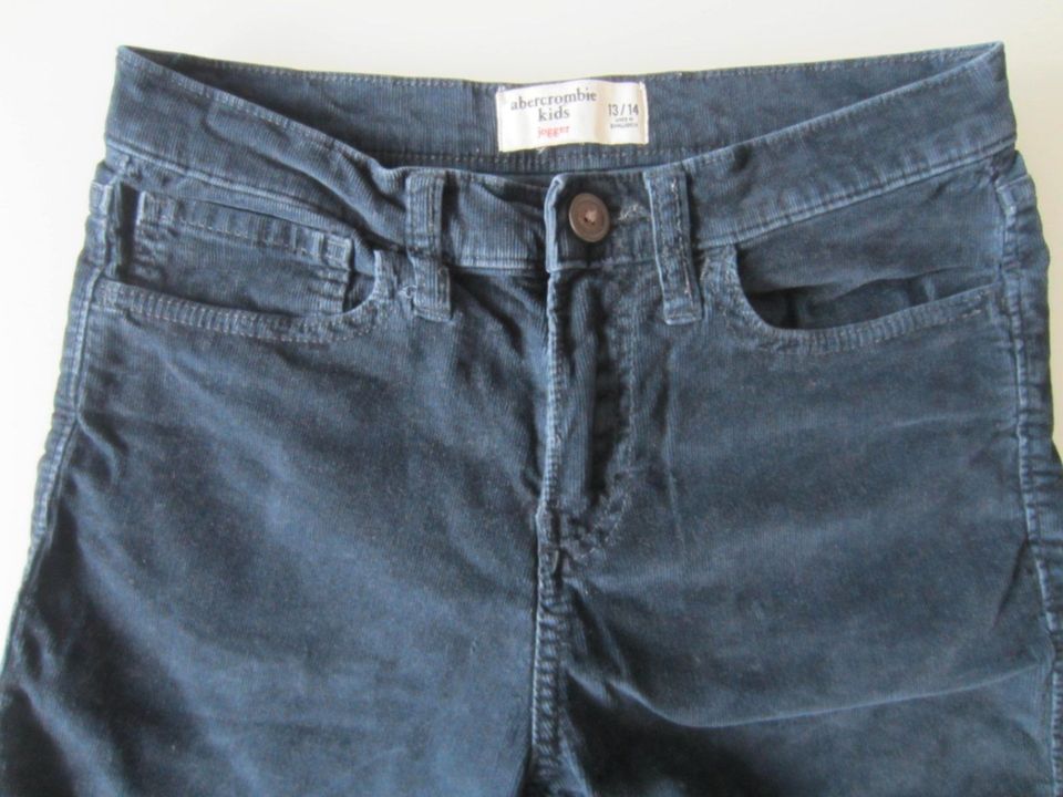 Abercrombie Kids Cordhose Cord Hose Jeans Jogger Hose Gr. 158 in Mannheim