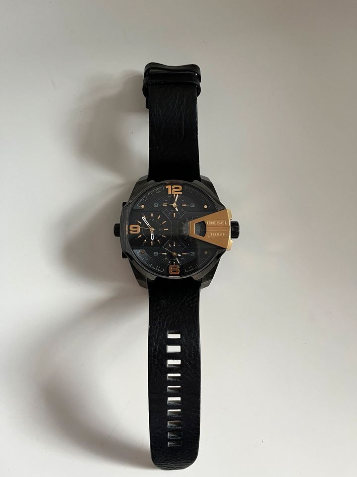 Diesel Herren Armband Uhr DZ - 7377 (TOP,Leder,neuwertig) in Weida